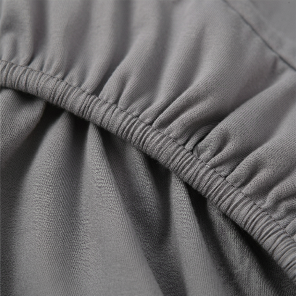 Premium Jersey Fitted Sheet | 100% Soft Breathable Cotton, Deep Pocket