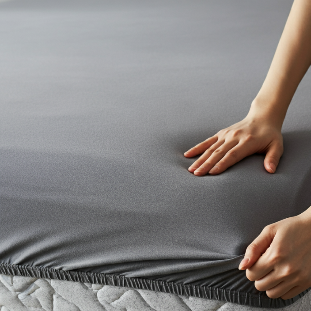 Premium Jersey Fitted Sheet | 100% Soft Breathable Cotton, Deep Pocket