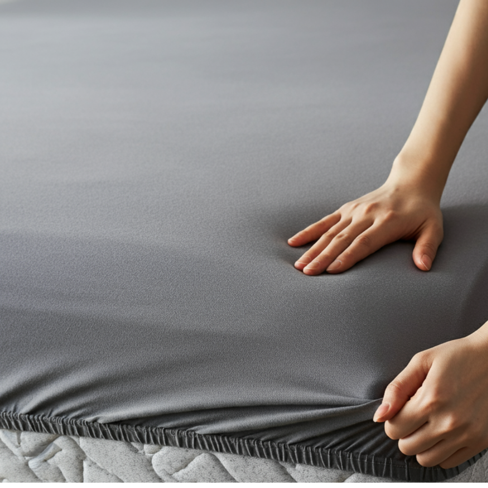 Premium Jersey Fitted Sheet | 100% Soft Breathable Cotton, Deep Pocket