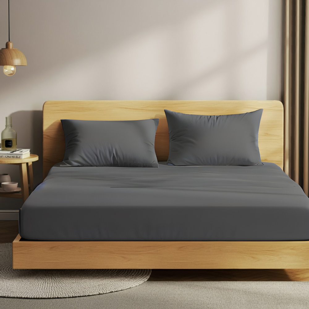 Premium Jersey Fitted Sheet | 100% Soft Breathable Cotton, Deep Pocket