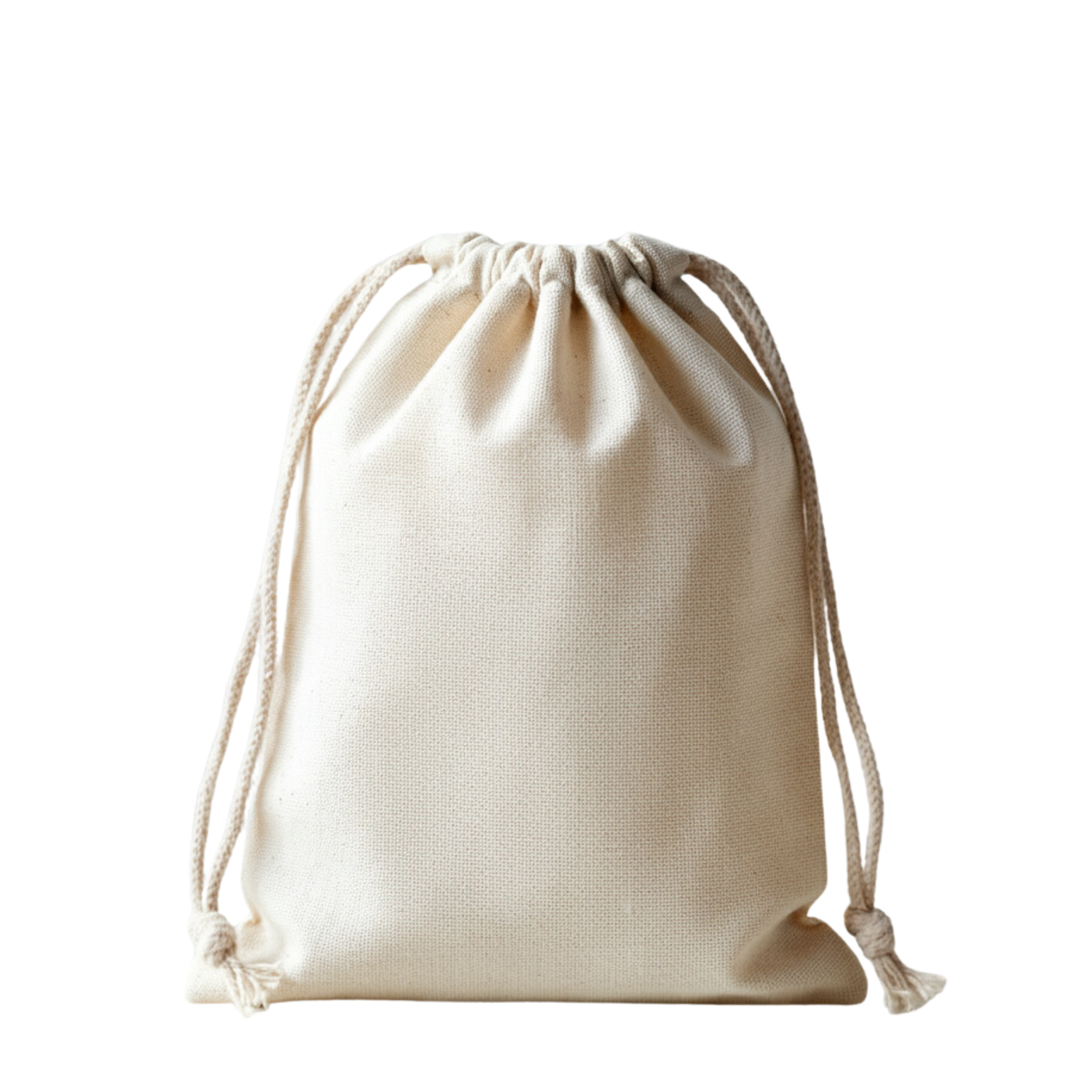Premium 145 g/m² Cotton Drawstring Bag – 25x30 cm, Eco-Friendly Reusable Pouch for Storage, Travel, or Custom Branding