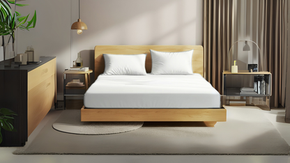 Premium Jersey Fitted Sheet | 100% Soft Breathable Cotton, Deep Pocket