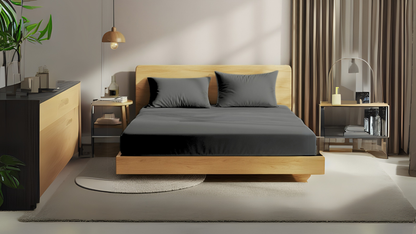 Premium Jersey Fitted Sheet | 100% Soft Breathable Cotton, Deep Pocket