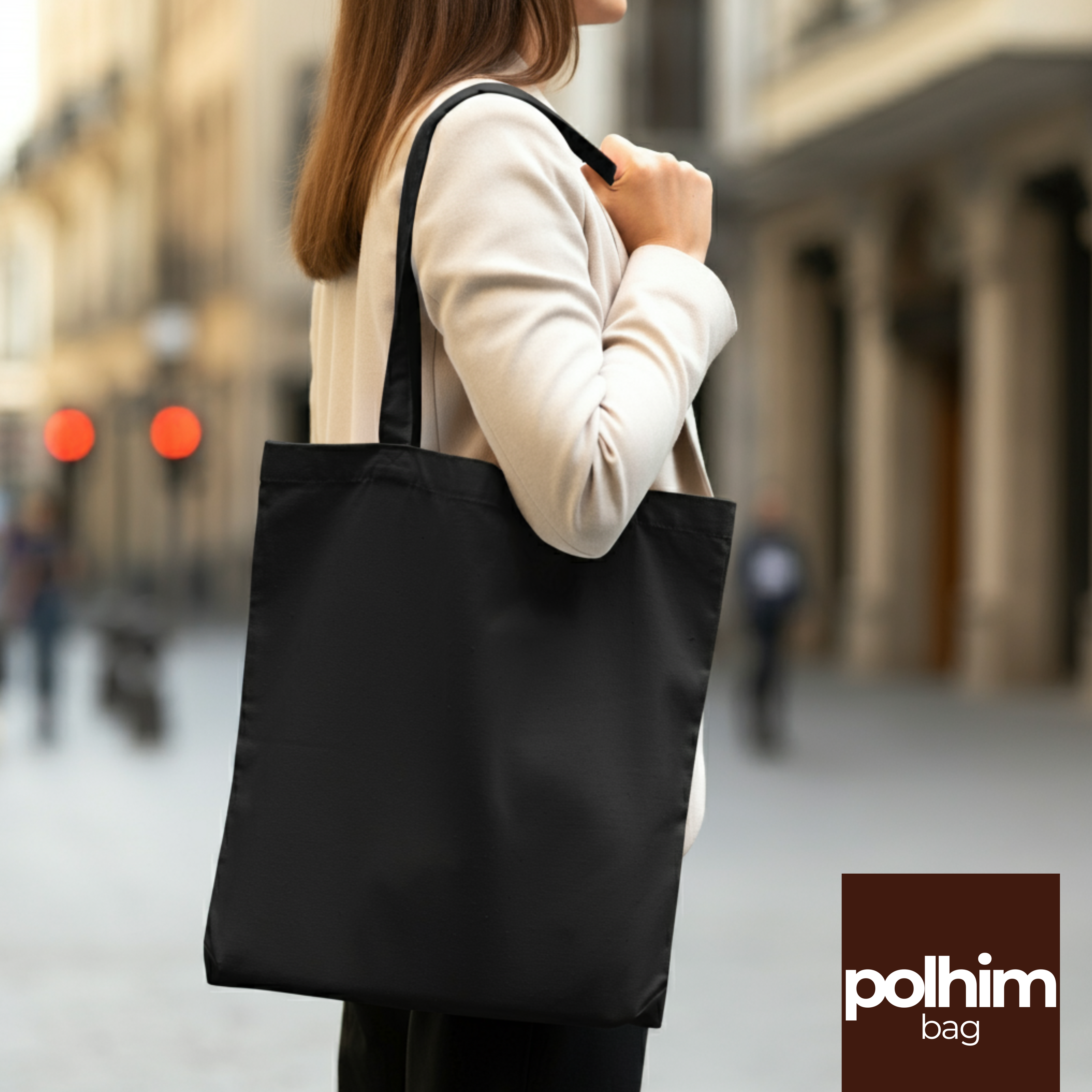 Eco-Friendly 38x42cm Cotton Shopping Bag 140gsm