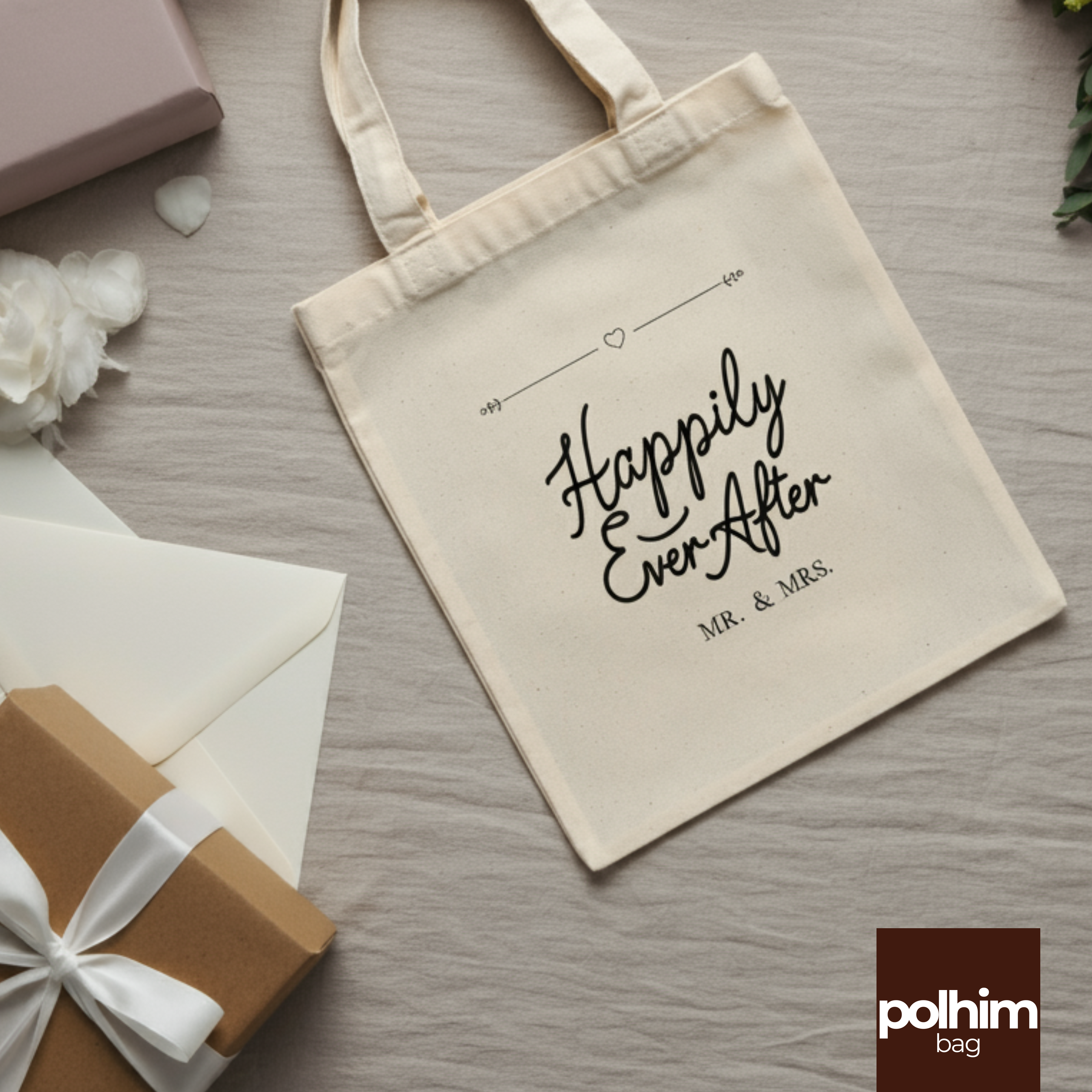 Premium 145 g/m² Cotton Tote Bag – 22x26 cm with 35 cm Handles, Eco-Friendly Reusable Shopping Bag for Everyday Use