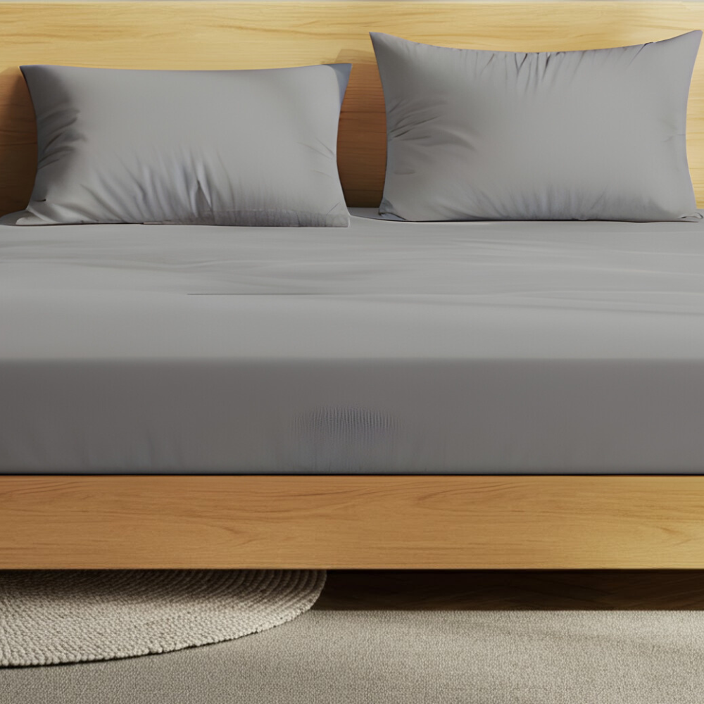Premium Jersey Fitted Sheet | 100% Soft Breathable Cotton, Deep Pocket